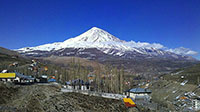 View of Mount Damavand from Haraz road